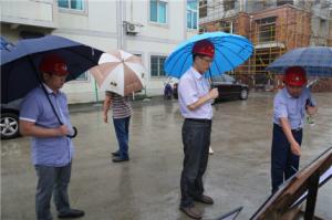 市建设局纪委书记邵灼烁到城投集团调研重点工程建设