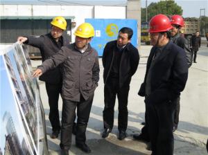 市人大向导一行来城投集团视察重点项目建设情形