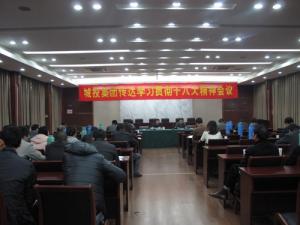 公司召开转达学习贯彻十八大精神聚会