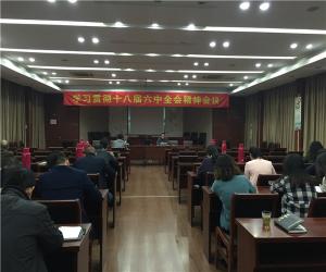 城投公司学习贯彻十八届六中全会精神聚会