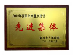 2012年度市重点建设先进整体