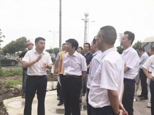 市委副书记、市长钱三雄一行考察织里童装工业园区二期