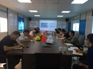 城墟市团副总司理王鹏一行实地考察PC构件生产基地