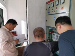 蜀山农贸市场项目暂时用电送电圆满完成