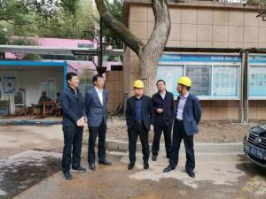 市委督查室主任沈伟兵一行赴湖州市第一医院改扩建项目现场开展调研工