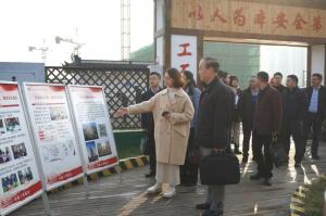市纪委常委胡坚一行赴市北32#地块视察清廉工程 建设情形