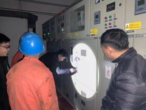 达昌府项目年前顺遂完成开关站及专变的送电使命