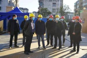 公司党委书记、董事长费子明带队深入项目一线检查疫情防控、复工复产